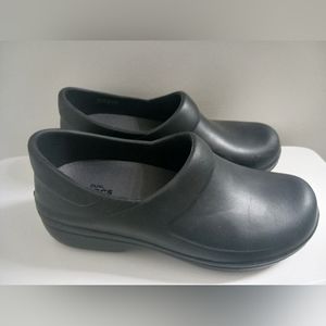 CROCS Black Dual Comfort Clogs